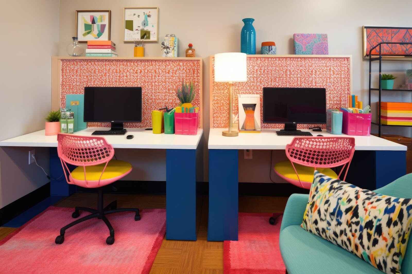Bold Office Colors for Creativity and Energy
