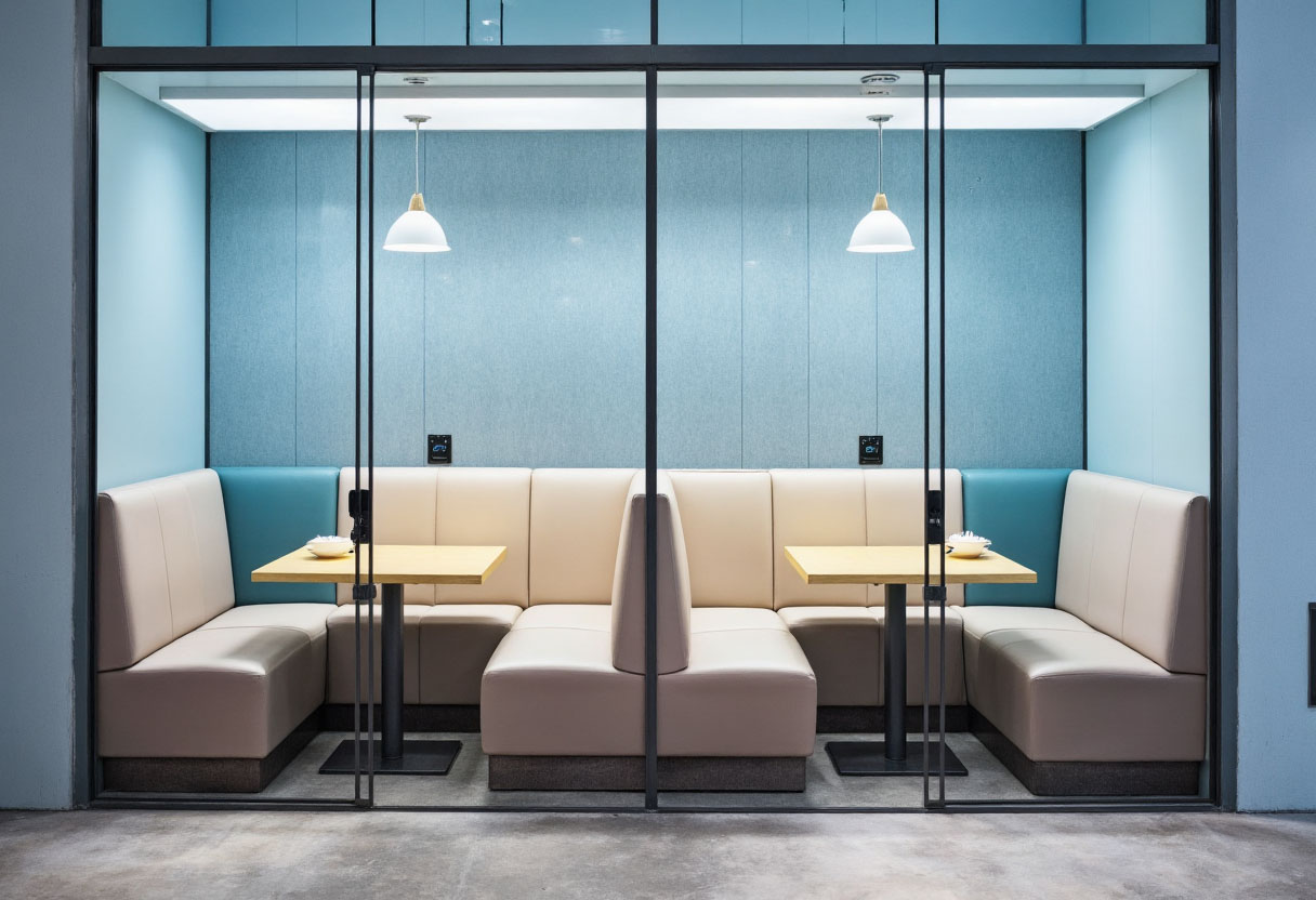Private Booths or Quiet Zones