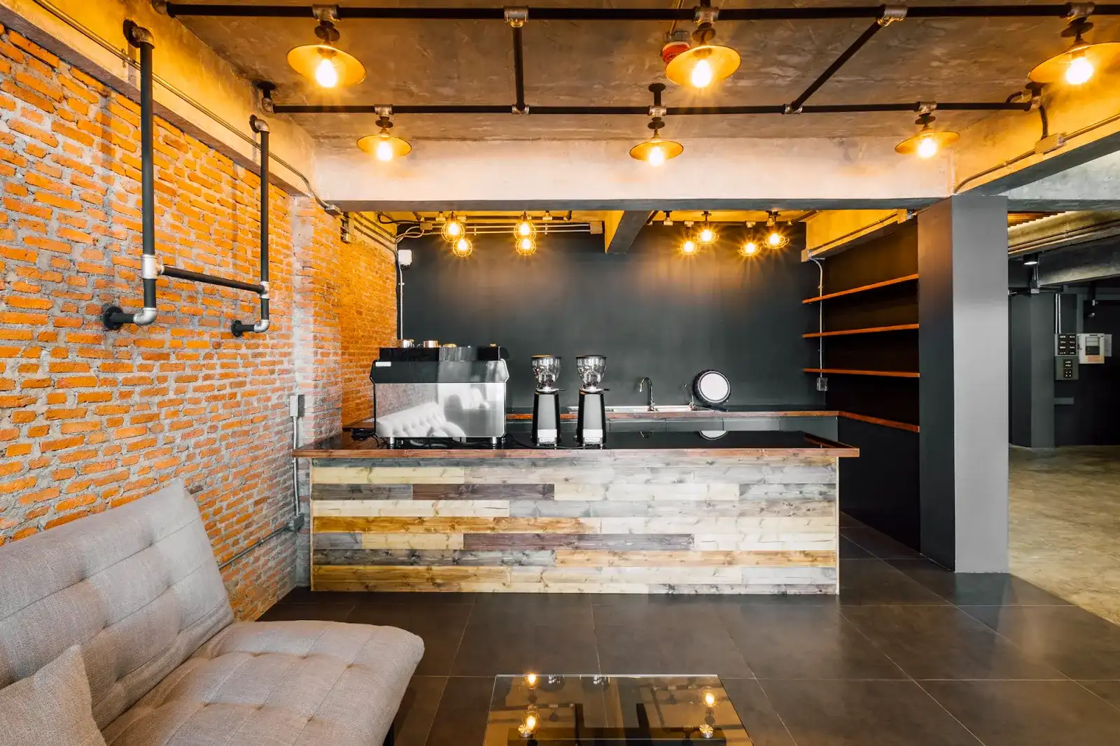 24. Industrial Bar Or Coffee Station