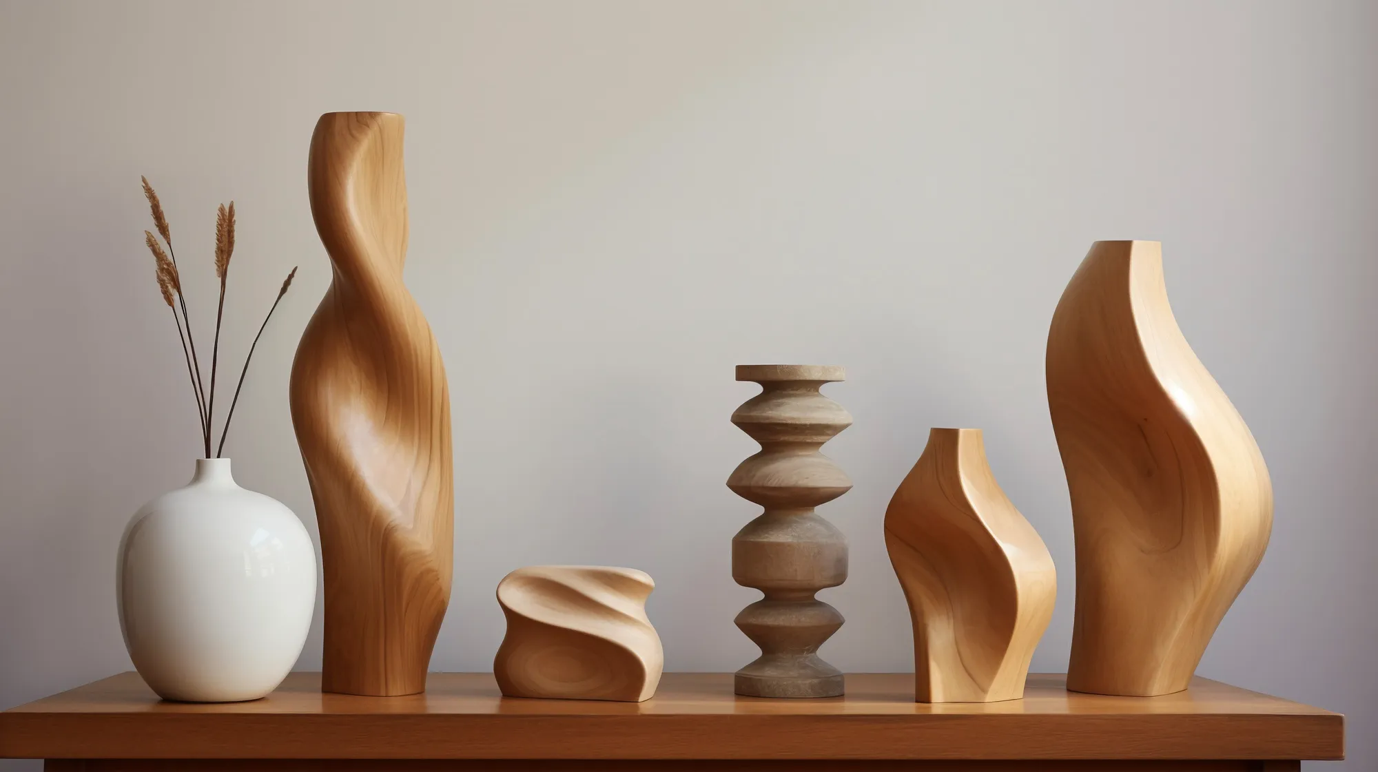 Minimalist Wood Sculpture