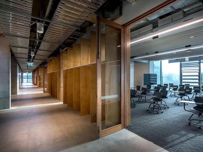 Glass Partitions With Victorian-Style Framing