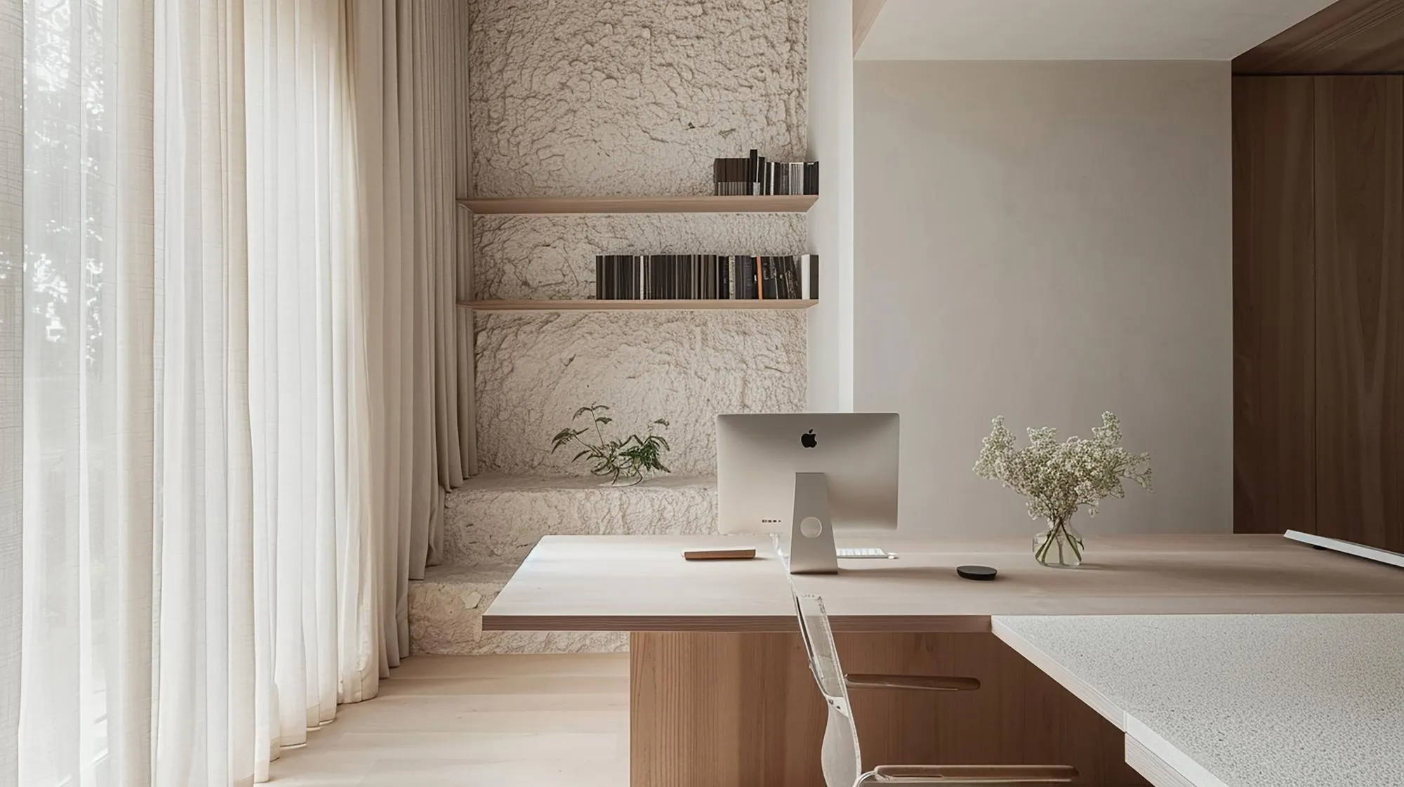 Soft Neutral Colour Palette With Accent Contrasts